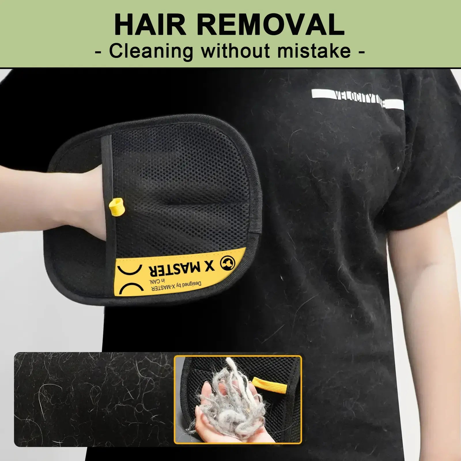 Electrostatic Pet Grooming Gloves – Reusable Hair Remover for Furniture, Couch & Carpet