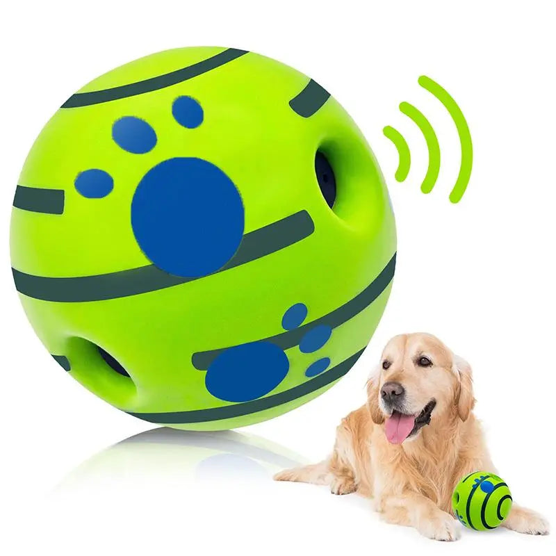 Interactive Squeaky Dog Ball – Durable Training Toy for Indoor & Outdoor Play