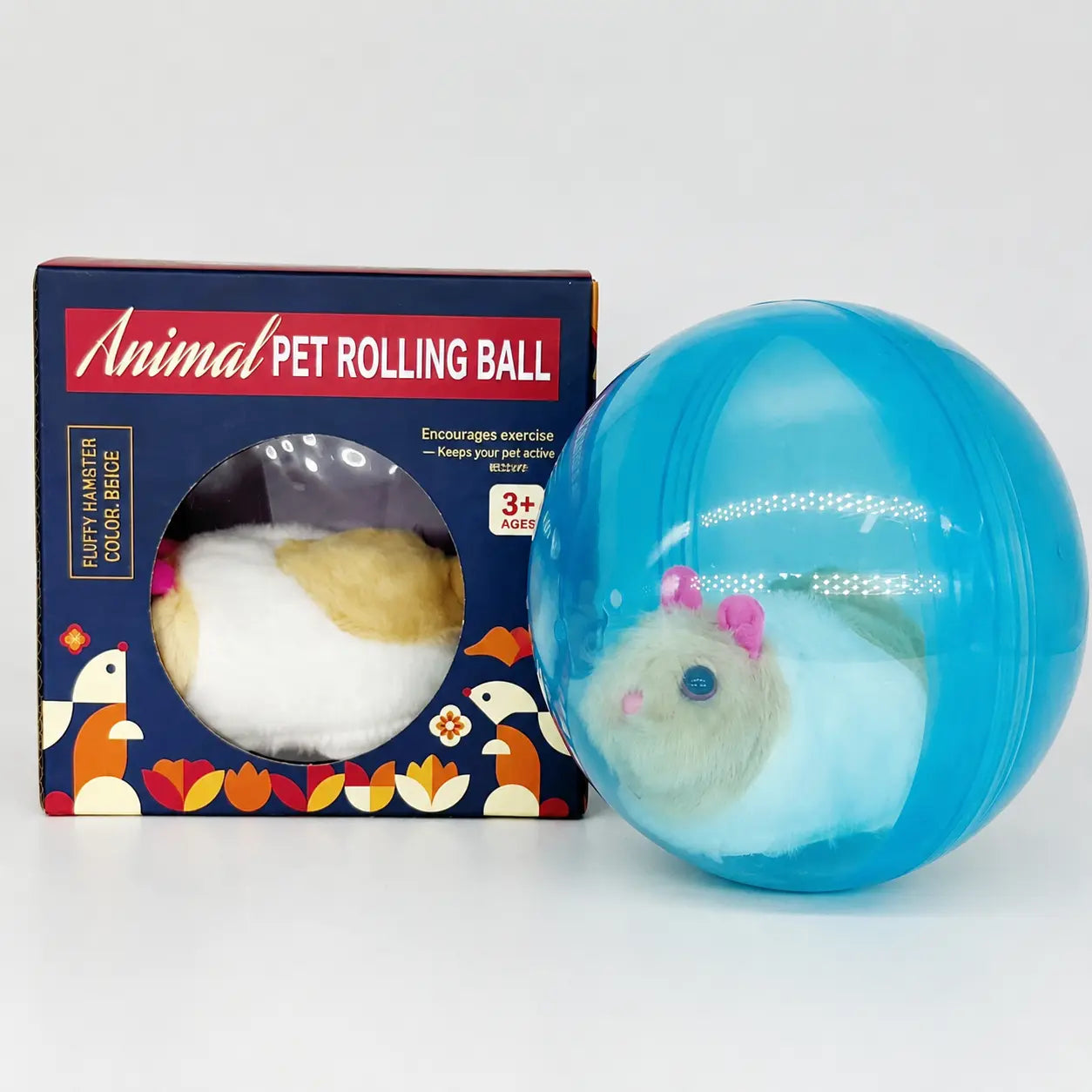 Smart Rolling Cat Toy – USB Rechargeable Interactive Ball